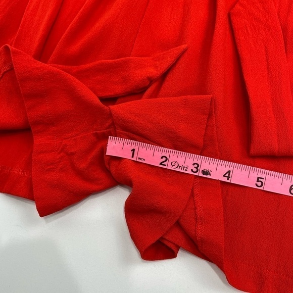 Zara basic open back romper red size S - Picture 7 of 10